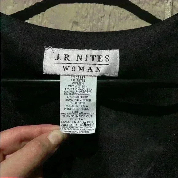 J.R. Nites Woman Vintage Sparkling Evening Jacket - Picture 3 of 10